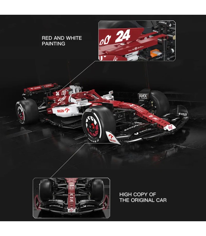 CADA C64005 Alfa Romeo F1 Team ORLEN C42 Building Blocks Toy Set