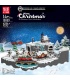 Juego de bloques de construcción de tren navideño Wonderland de MOULD KING 12029