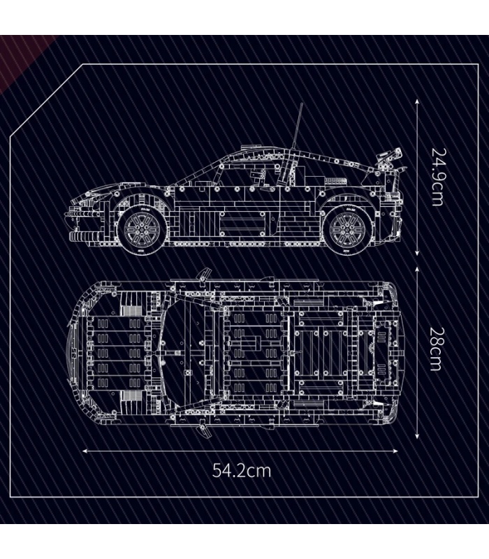 MOULD KING 13187 시트로엥 C4 WRC 랠리카 빌딩 블록 장난감 세트