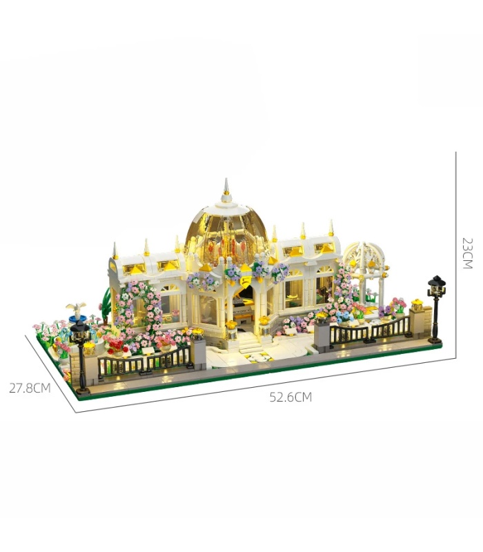 JIE STAR JJ9043 가든 스퀘어 빌딩 블록 장난감 세트