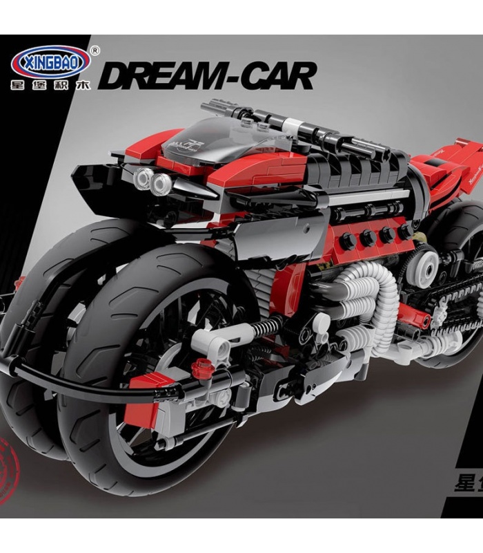 XINGBAO 03021 Motorcycle Building Bricks Set