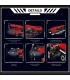 Ensemble de jouets de construction de grue Liebherr MOULD KING 10174 Red LTM 1110