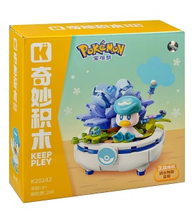 Juego de bloques de construcción Keeppley K20242 Pokémon Quaxly Bonsai