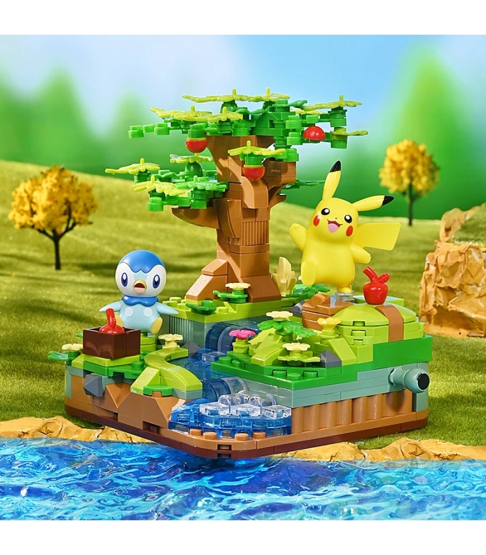Pokémon Keeppley K20244 The Riverbank Fruit Picking Building Blocks Toy Set