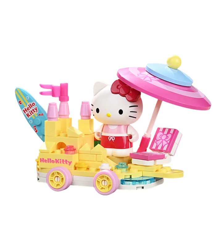 Hello Kitty Keeppley K20830 Sanrio Family Float Parade Bathing in Sunlight Building