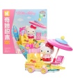 Hello Kitty Keeppley K20830 Sanrio Family Float Parade Bathing in Sunlight Building Blocks Toy Set