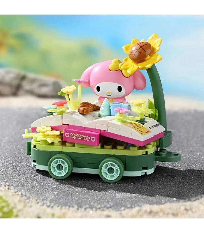 Keeppley K20831 My Melody Float Parade Flower Garden Picnic Building Blocks Toy Set