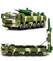 SEMBO 105801 série militaire DF-17 blocs de construction de missiles balistiques hypersoniques ensemble de jouets
