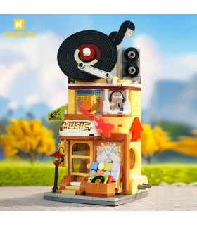 キープリー K28028 楽器とレコード店 積み木おもちゃセット