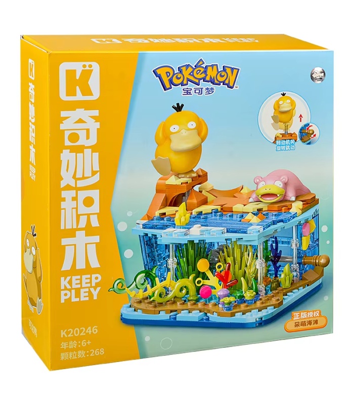 Keeppley K20246 Pokémon La Playa Bonita - Juego de bloques de construcción