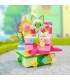 Juego de bloques de construcción Keeppley K20264 Sprigatito con forma de coche y caja de regalo.