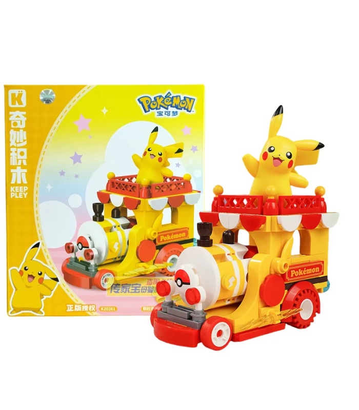 Keeppley K20261 Pikachu Kreuzfahrtzug Baustein-Spielset