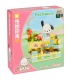 Keeppley K20866 Strawberry Express Pochacco Sanrio Strawberry Town Baustein-Spielset