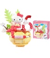 Keeppley K20871 Kokosnusspudding-Schüssel Hello Kitty Baustein-Spielset