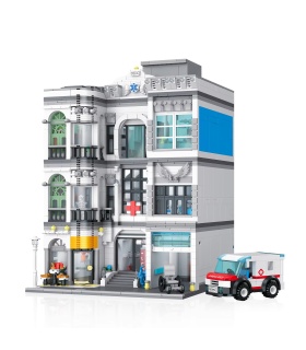 JIE STAR 57024 Hospital Building Blocks Toy Set
