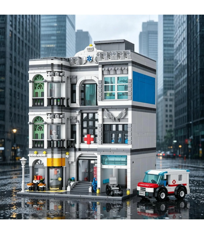 JIE STAR 57024 Hospital Building Blocks Toy Set