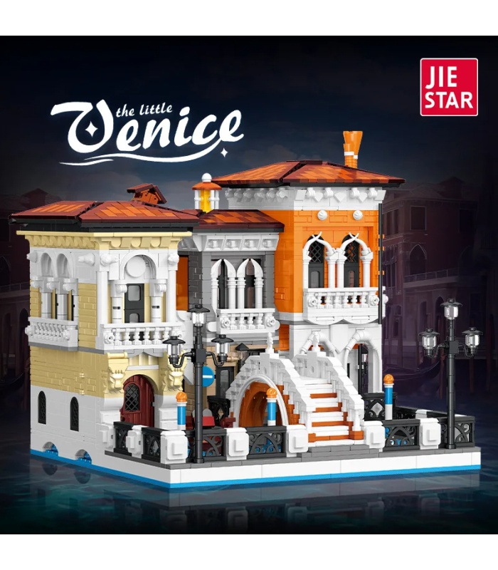 JIE STAR 57025 Little Venice Building Blocks Toy Set