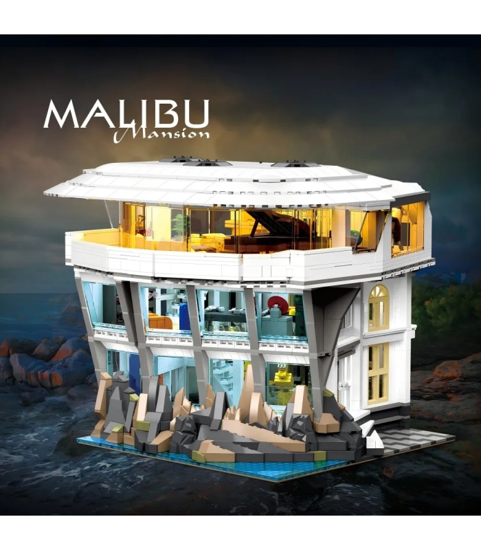 JIE STAR 58280 Malibu Villa Building Blocks Toy Set