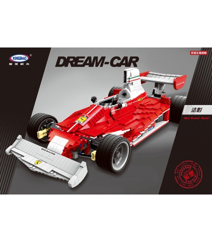 XINGBAO 03023 Red Formula One Racing Car Building Bricks Set