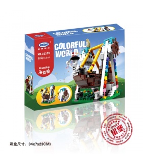 XINGBAO 01109 Pirate Ship Building Bricks Set