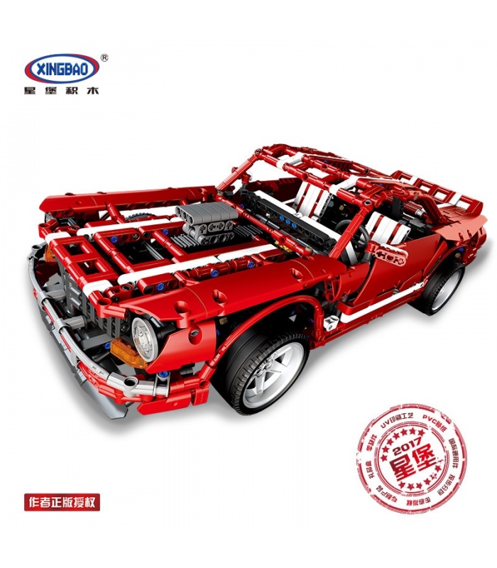 XINGBAO 07001 V8 Muscle Car Edificio de Ladrillos Conjunto