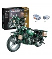 Double Eagle CaDA C51022 World War II Motorcycle Building Blocks Toy Set