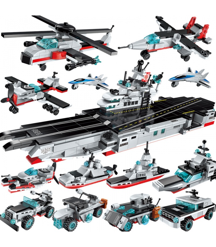 ENLIGHTEN 1406 Carrier Warship Building Blocks Set