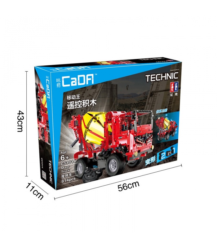Double Eagle CaDA C51014 Mixer Truck Building Blocks Set