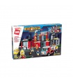 ENLIGHTEN 2808 Fire Station Building Blocks Toy Set