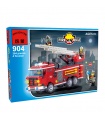 ENLIGHTEN 904 Drei-Brücken-Feuerwehrautos Bausteine Spielzeugset