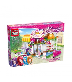 ENLIGHTEN 2003 Abby's Cafe Building Blocks Set