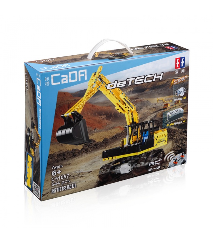 Double Eagle CaDA C51057 Remote Control Excavator Building Blocks Set