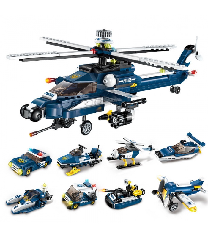 ENLIGHTEN 1801 Storm Armed Helicopter Building Blocks Set