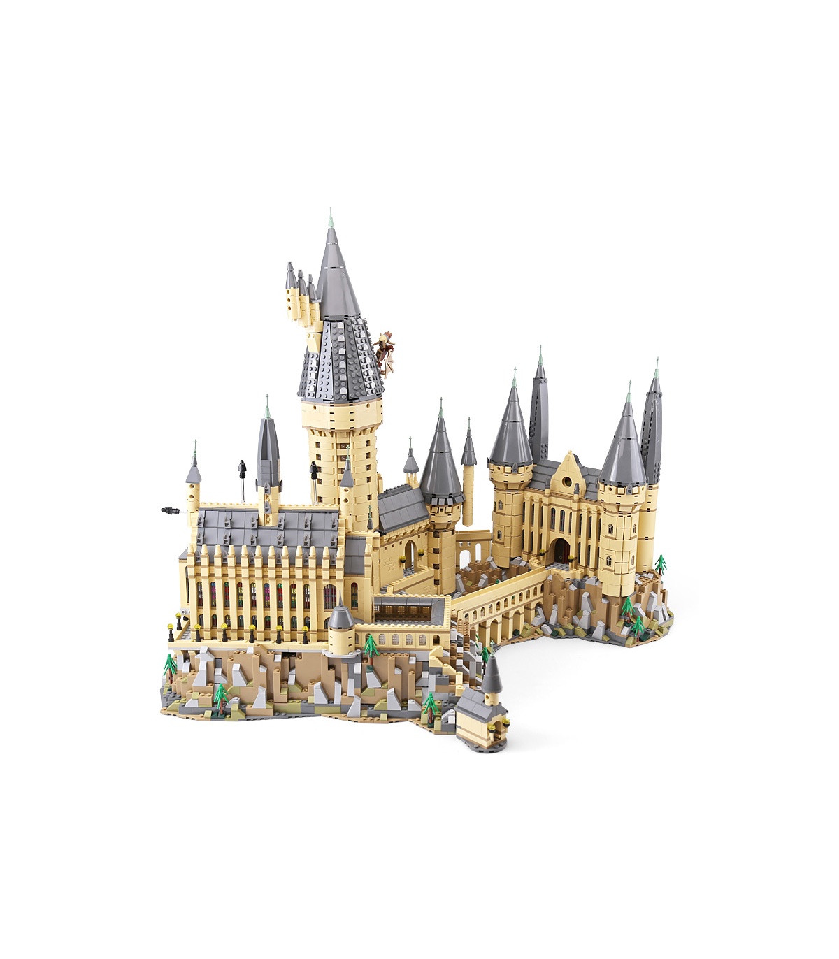 Harry Potter Hogwarts Great Hall Castle Series Auditorium Building Blocks  Brinquedos Lego Tijolos Compatíveis Educativos Para Crianças Presentes