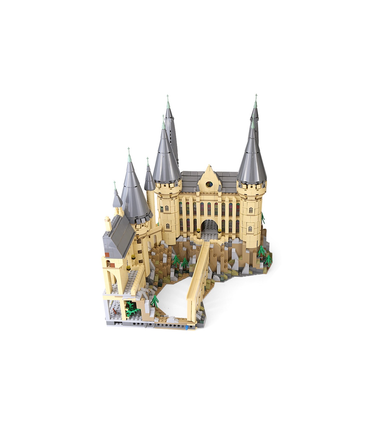 Harry Potter Hogwarts Great Hall Castle Series Auditorium Building Blocks  Brinquedos Lego Tijolos Compatíveis Educativos Para Crianças Presentes