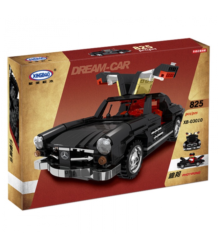 XINGBAO 03010 Mercedes Benz 300SL Coche de Ensueño Photipong Edificio de Ladrillos Conjunto