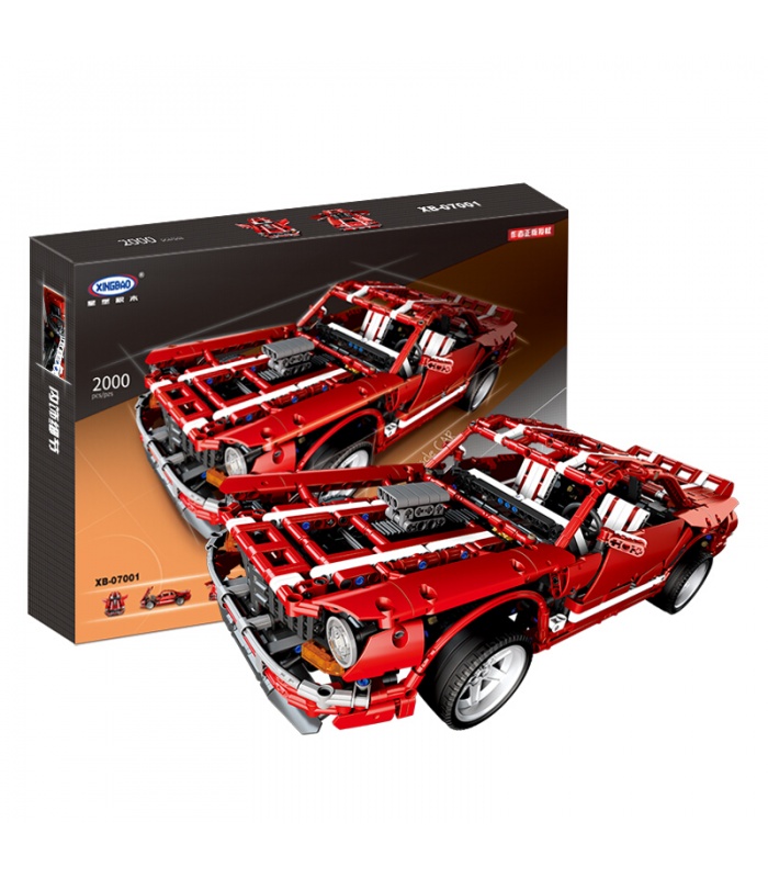 XINGBAO 07001 V8 Muscle Car Building Bricks Set