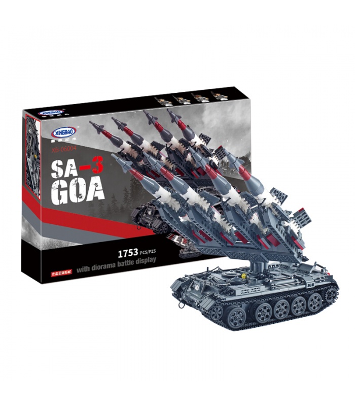 XINGBAO 06004 Soviet Sa-3 Goa and T55 Tank Building Bricks Set