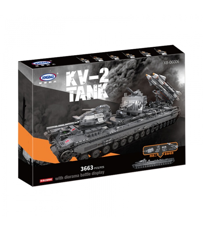 XINGBAO 06006 Soviétique char KV-2 Briques de Construction, Jeu de