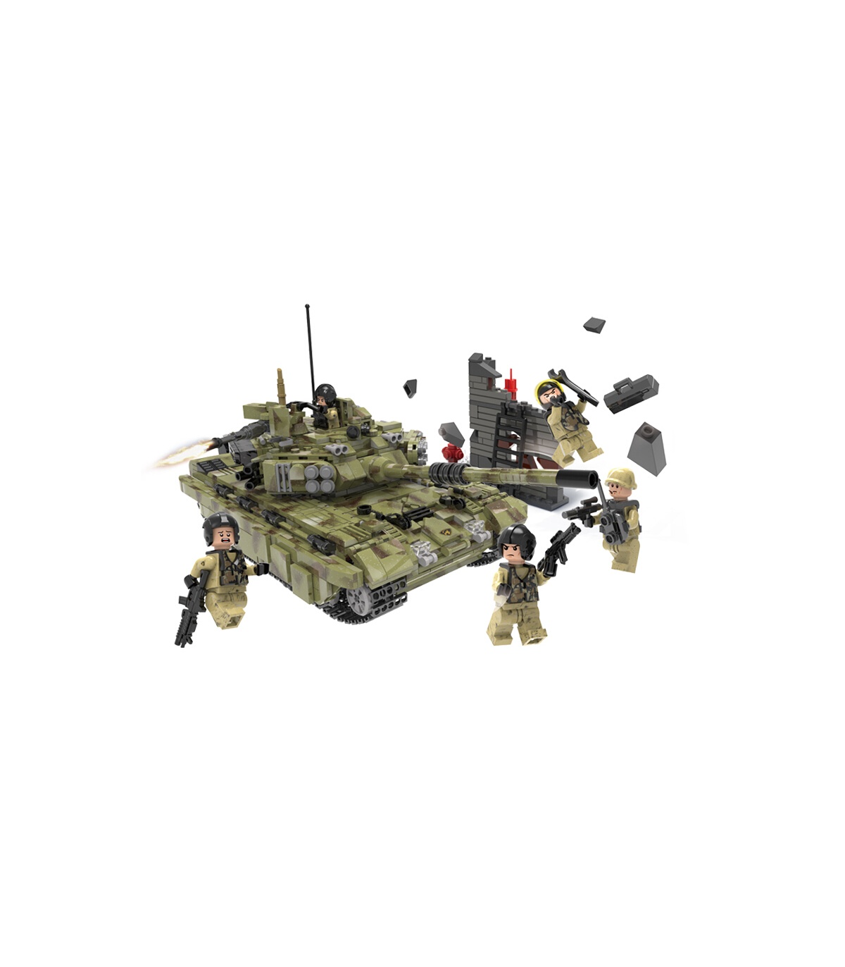 Xingbaoscopioティーガー戦車のブセットbuildingtoystore Com