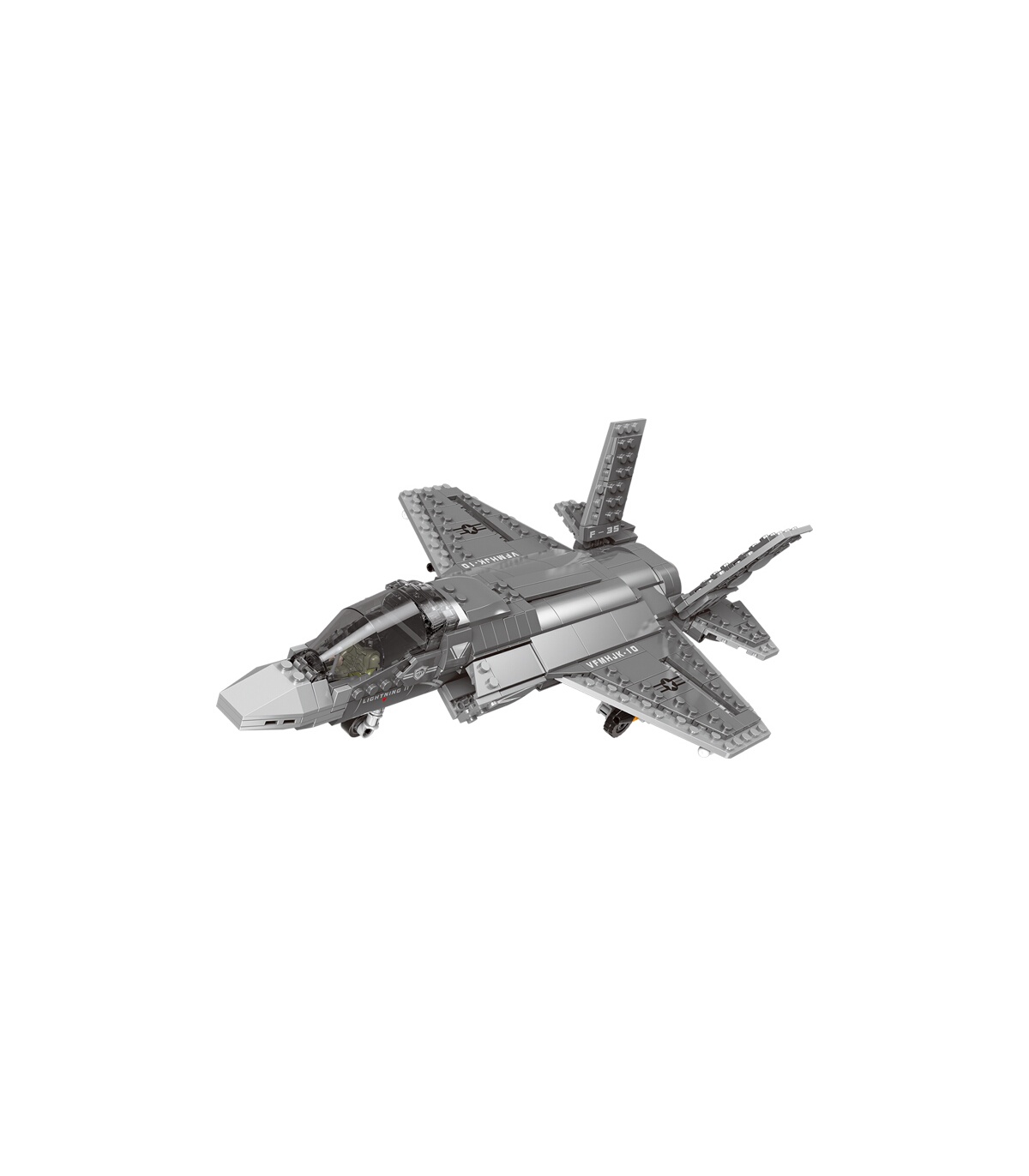 Xingbao 06026 F35 Jet Military Aircraft Building Block Set 646 pieces 
