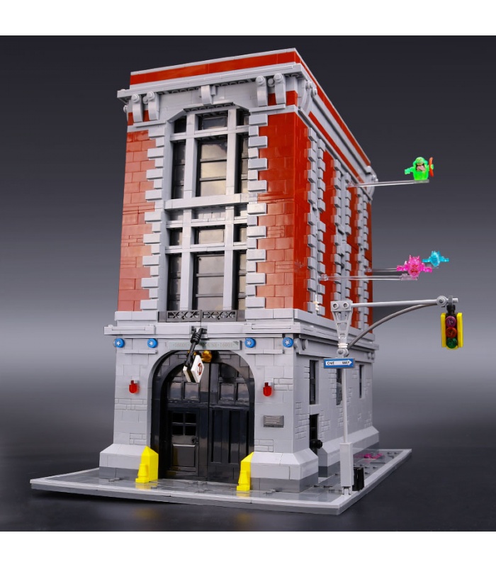 Custom Ghostbusters Firehouse Headquarters Building Bricks Set