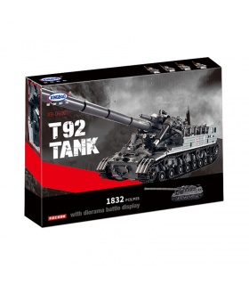 Xingbao 1832Pcs Creative MOC Military Series T92 Tank Buidling Blocks Toys Gift 