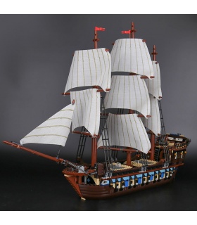 Пользовательские имперский флагман Пиратов Карибского строительного кирпича комплект
