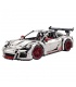Custom White Porsche 911 GT3 RS Technic Building Bricks Set
