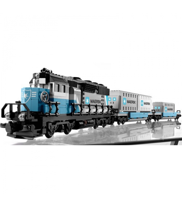 Custom Maersk Train Compatible Building Bricks Toy Set 1234 Pieces