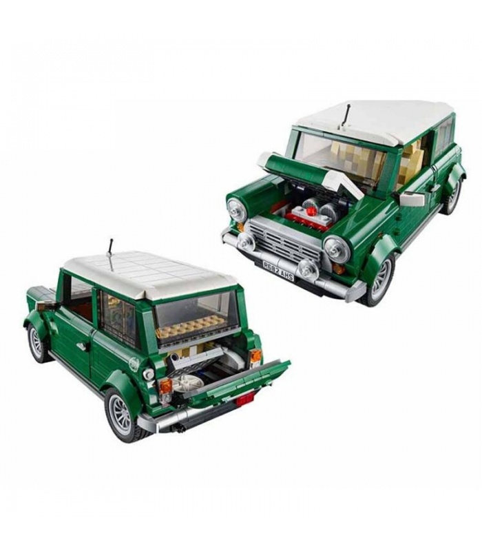 Benutzerdefinierte MINI Cooper MK VII Bausteine Spielzeug Set 1108 Stück