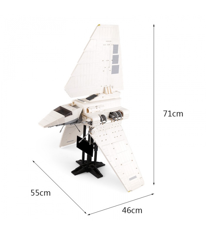 Custom Star Wars Imperial Shuttle Building Bricks Toy Set 2503 Pieces