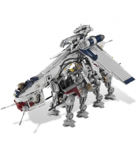 Custom Republic Dropship with AT-OT Walker Building Bricks Set