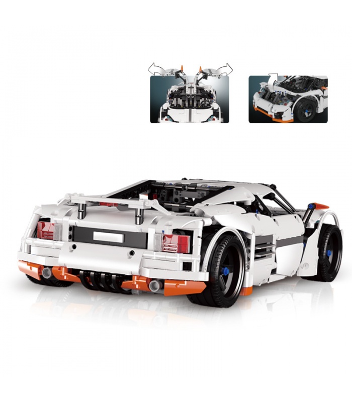 Benutzerdefiniertes MOC Predator Technic Supercar-kompatibles Baustein-Spielzeugset